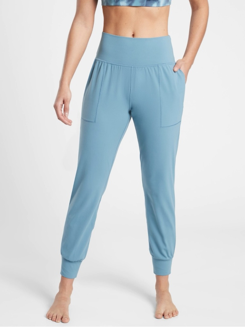 Athleta Salutation Jogger Pant Blue SIZE S